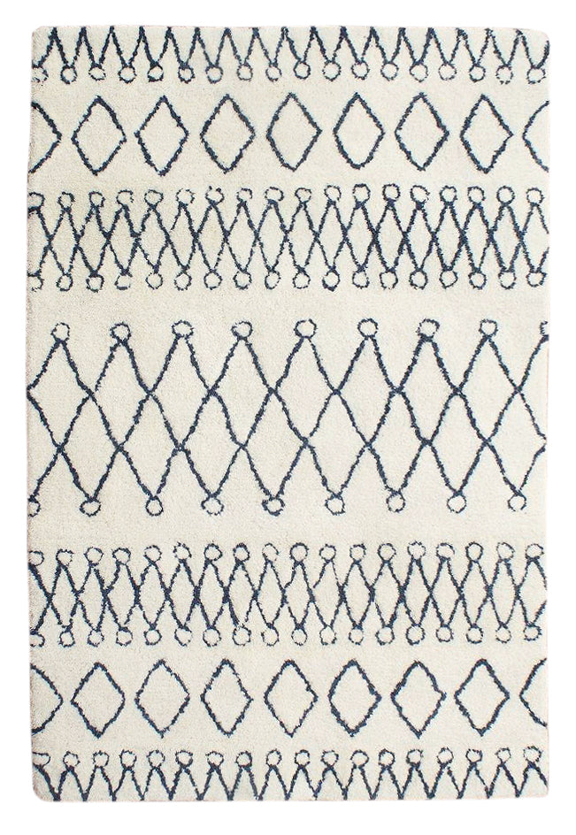 Organic Moroccan Wool + Cotton Shag Rug