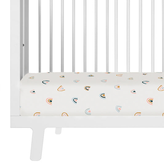 Organic Crib Sheet - Over The Rainbow