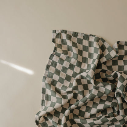 Organic Cotton Muslin Swaddle Blanket