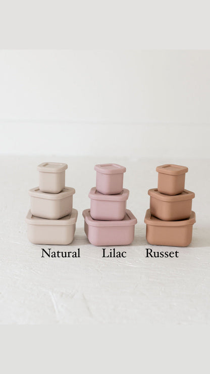 Silicone Bento box Set/set of 3