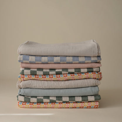 Organic Cotton Muslin Swaddle Blanket