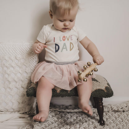 graphic bodysuit | love dad