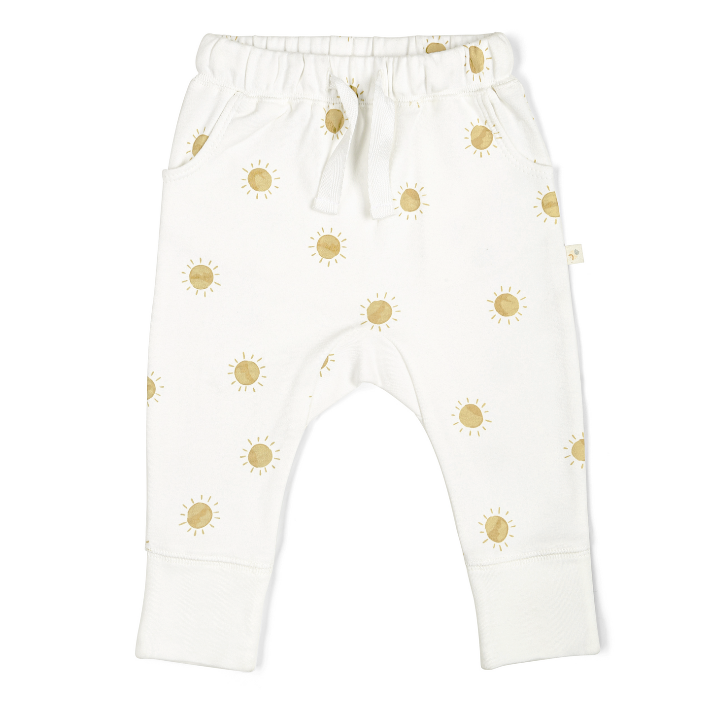 Organic Baby Toddler Harem Pants - Sunshine