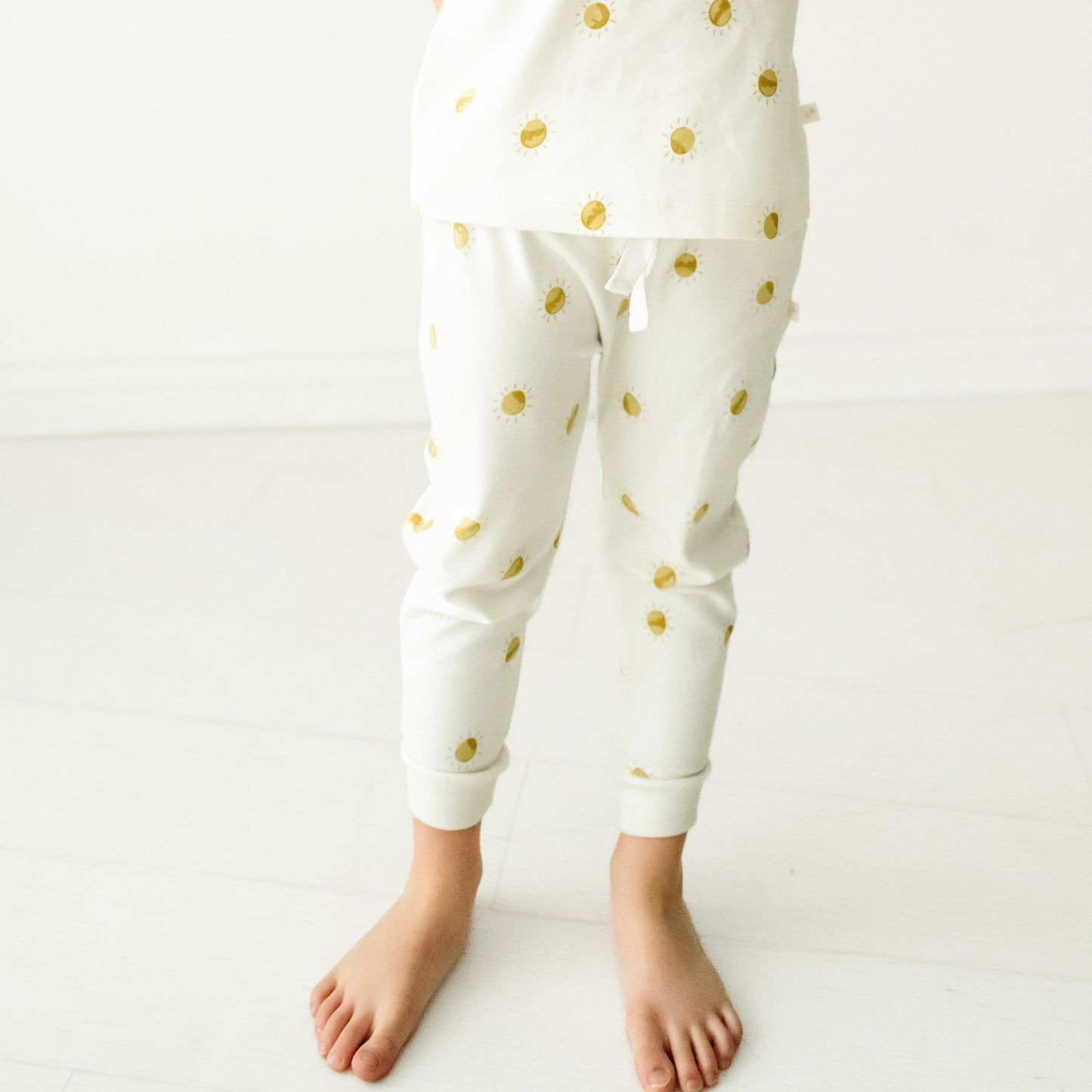 Organic Baby Toddler Harem Pants - Sunshine