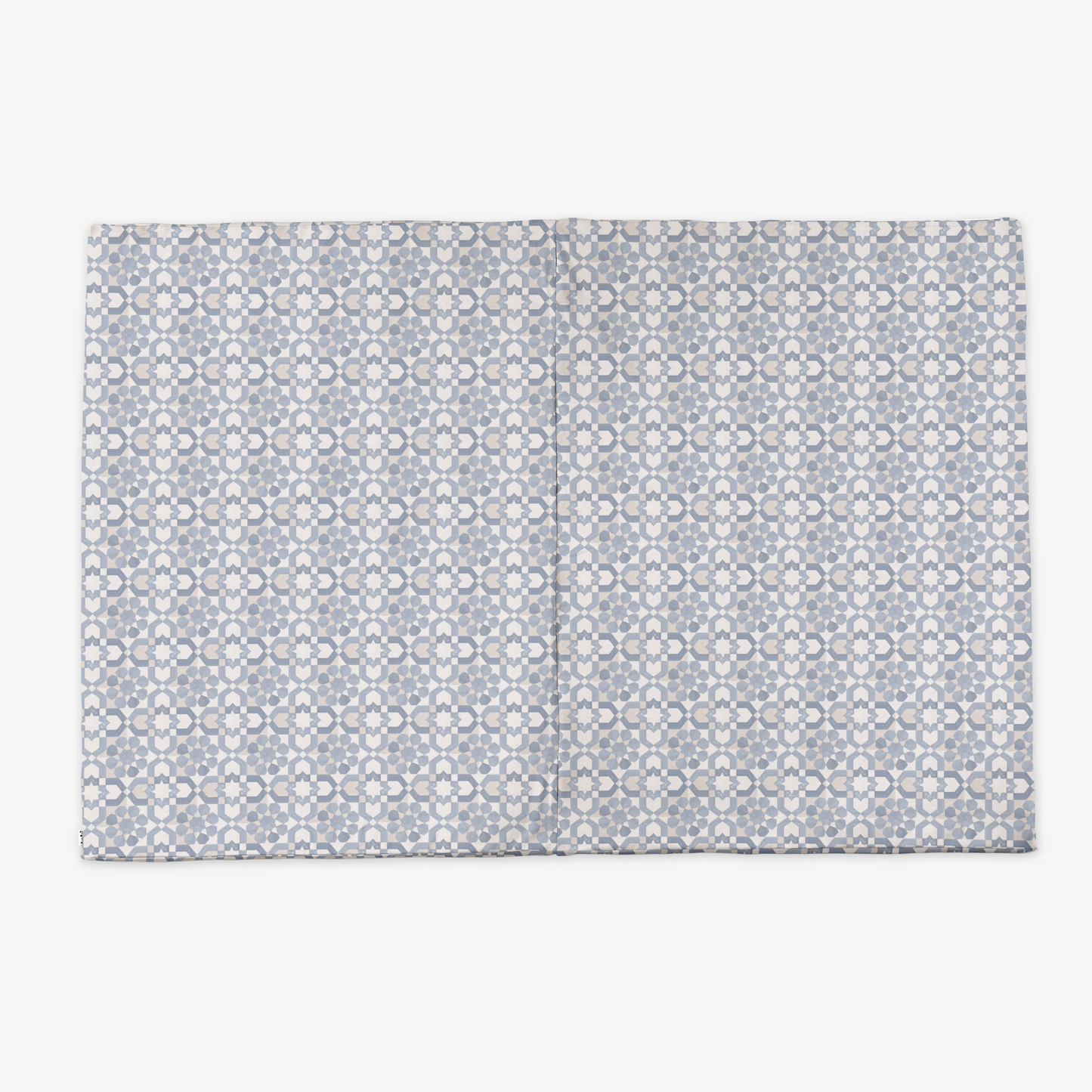 Blue Tile Vegan Leather Mat