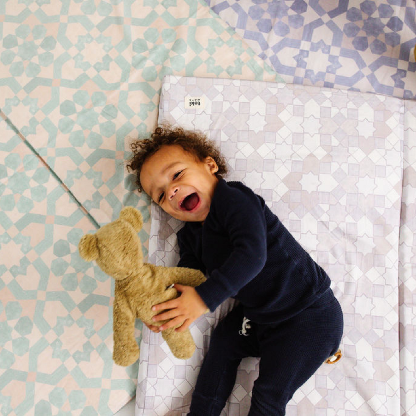 Green Tile Mat