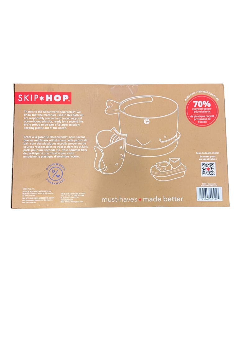 Skip Hop MOBY X Oceanworks Baby Bath Bundle