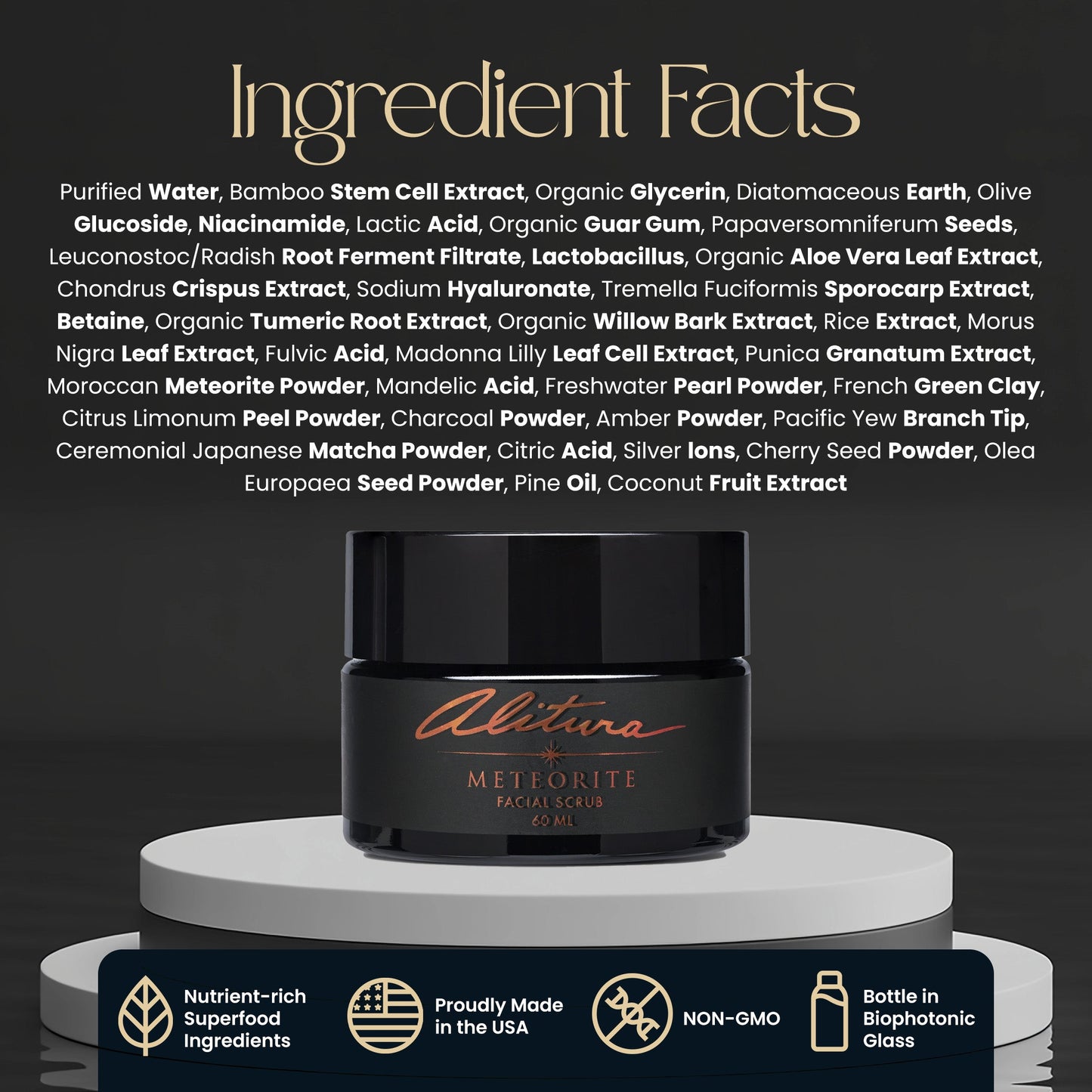 The Meteorite Facial Scrub