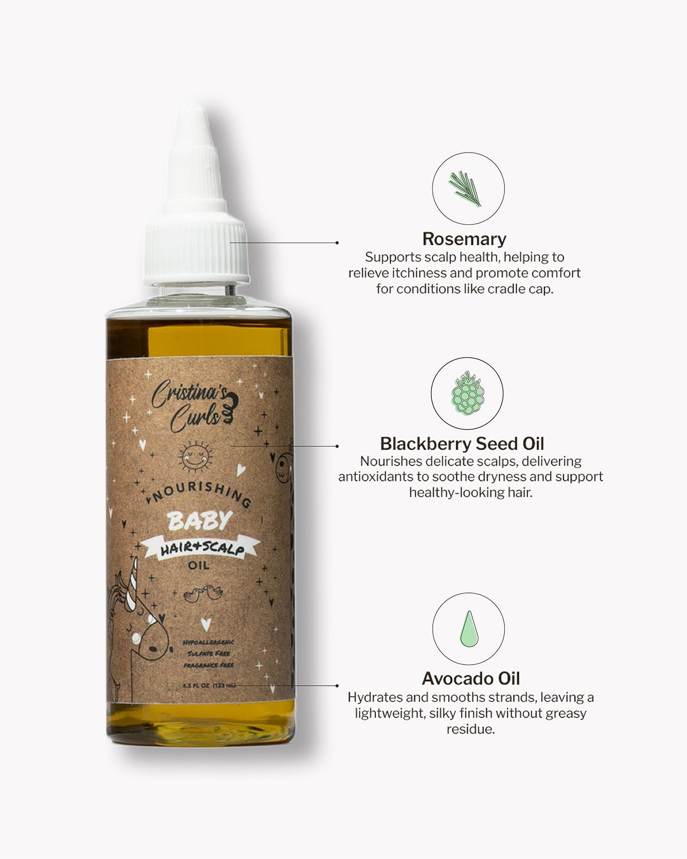 Nourishing Baby Hair and Scalp Oil