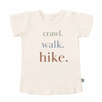 graphic tee | crawl walk hike