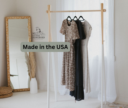 Large Wooden Clothing Rack