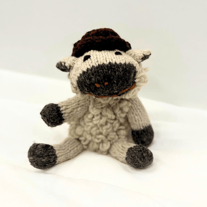 Wool Knit Buddy  | Sawyer the Sheep
