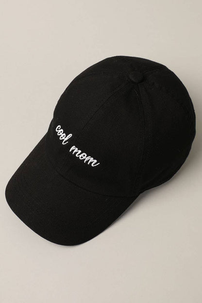 COOL MOM Embroidery Baseball Hat