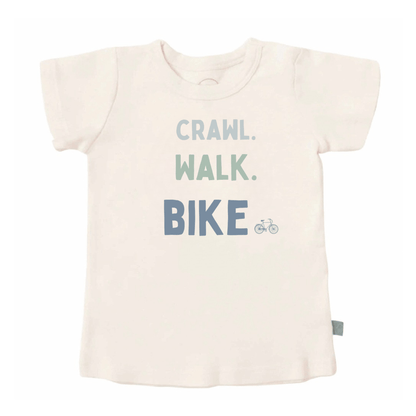 graphic tee | crawl walk bike