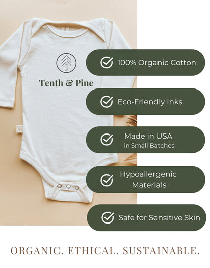 Grandma is My Bestie - Long Sleeve Organic Bodysuit
