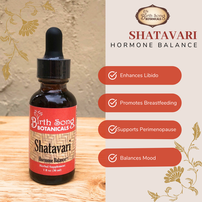 Shatavari Root Tincture Herbal Supplement for Lactation and Hormone Harmony In Women 1 oz.