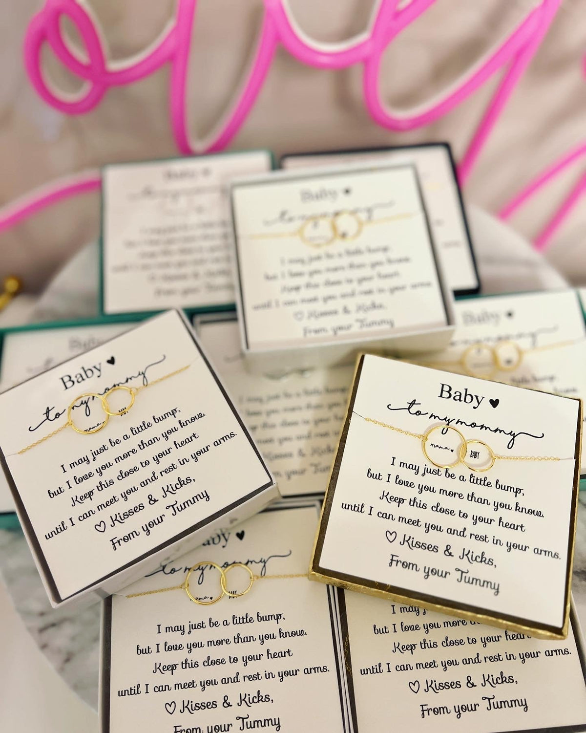 TOP SELLER! Non-Tarnish! New mom baby and me infinity necklace, Congratulations baby gift, pregnancy gift, baby shower & gender reveal gift! NON-Tarnish! 552 FIVE STAR REVIEWS!