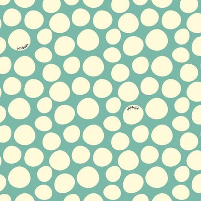 Organic Cotton Play Mat/Quilted Blanket - Forest Friends/Mint Pebbles Reversible