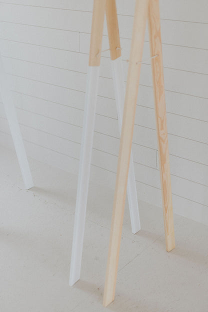 Wooden dress rack /toddler clothes rack