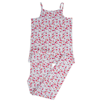 Tank Pajama - Crimson Floral