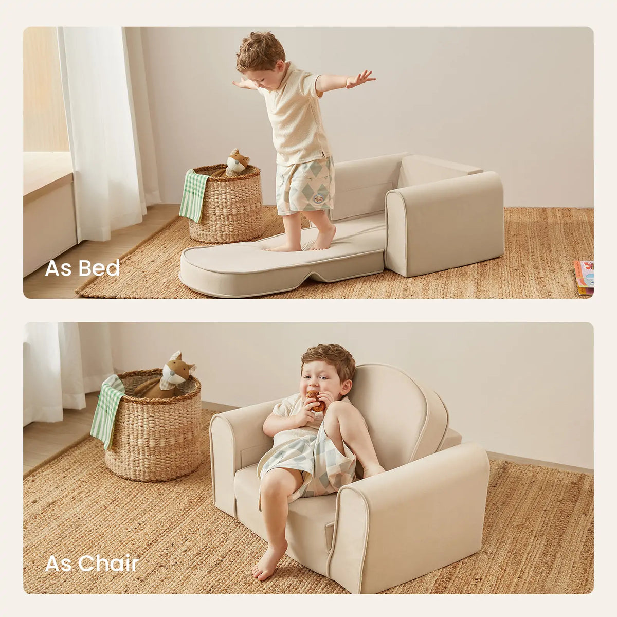 Tiny Land® GentleSnug Kid Chair - Sage
