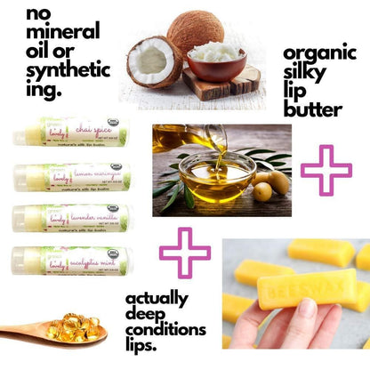 Honey Drop /// Summer Organic Lip Balm Butter for Intense Moisture - Beauty Gift