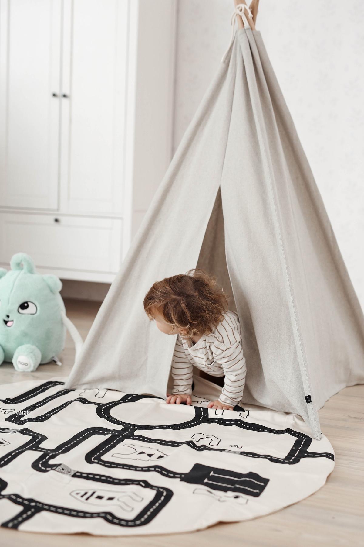 Small Teepee Tent - Neutral