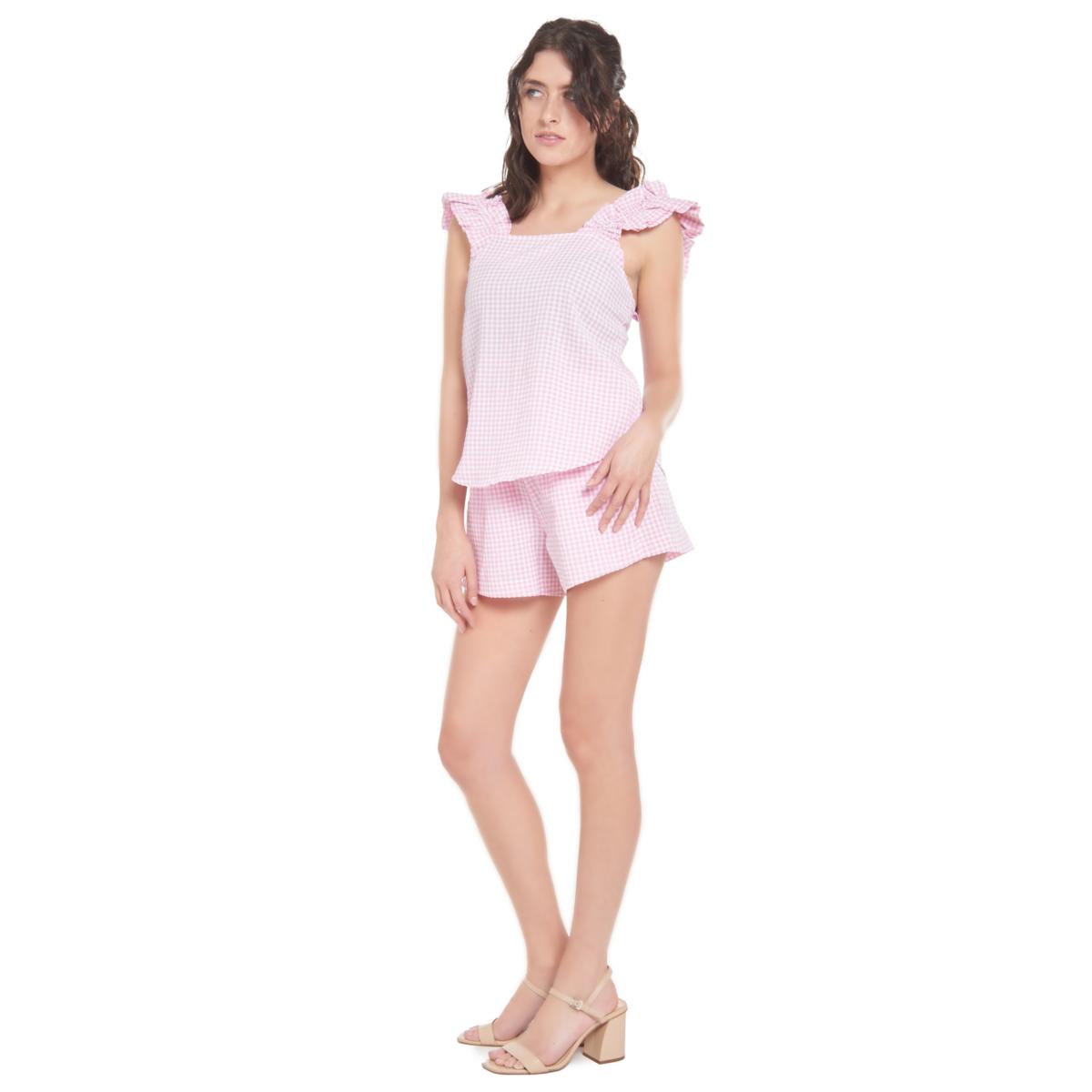 Vivi Short - Pink Peony