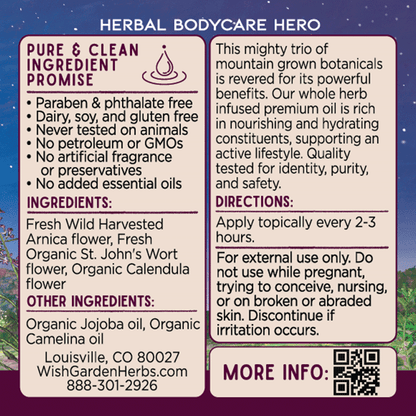 Restorative Oil - Arnica, St. John's Wort & Calendula