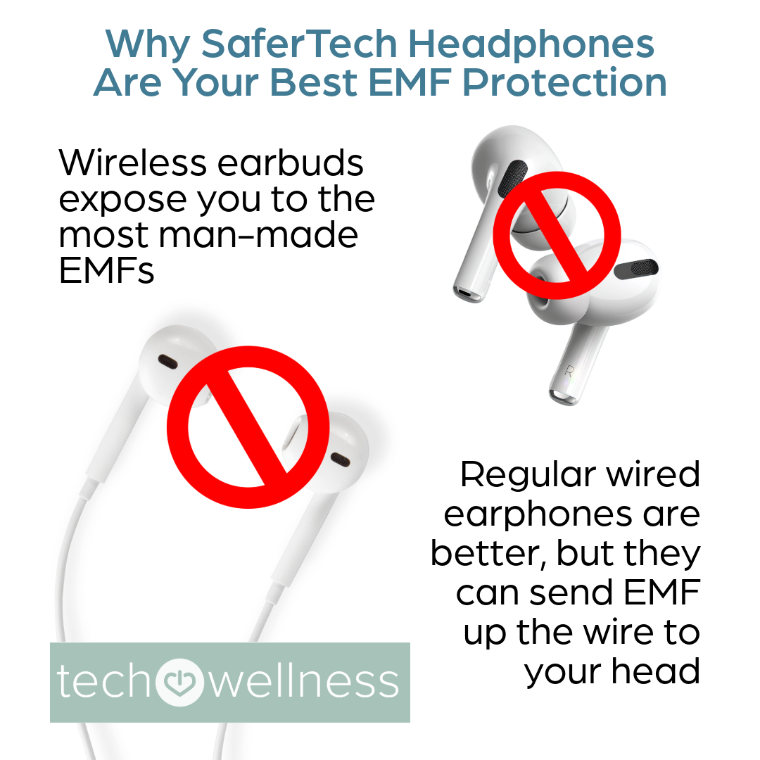 Best Air Tube Headphones for EMF Protection in 2024 • Earbuds with Incredible Sound