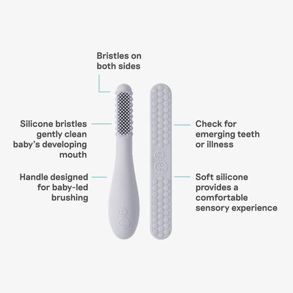 Baby-Led™ Toothbrush + Tongue Depressor