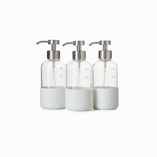 Branch Basics Foaming Wash Bottle in Glass (3 Pack)