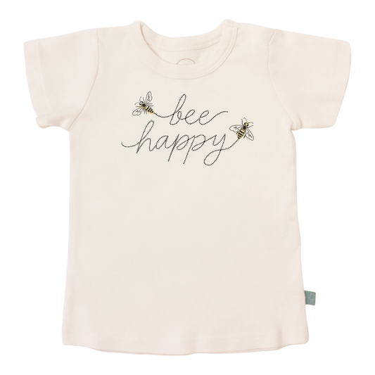 graphic tee | bee happy