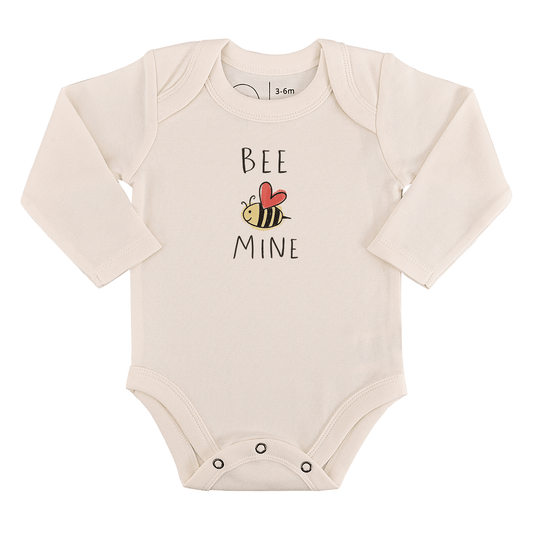 long sleeve graphic bodysuit | bee mine