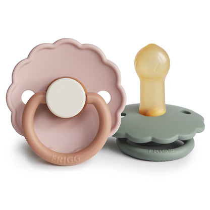 FRIGG Daisy Natural Rubber Pacifier 2-Pack