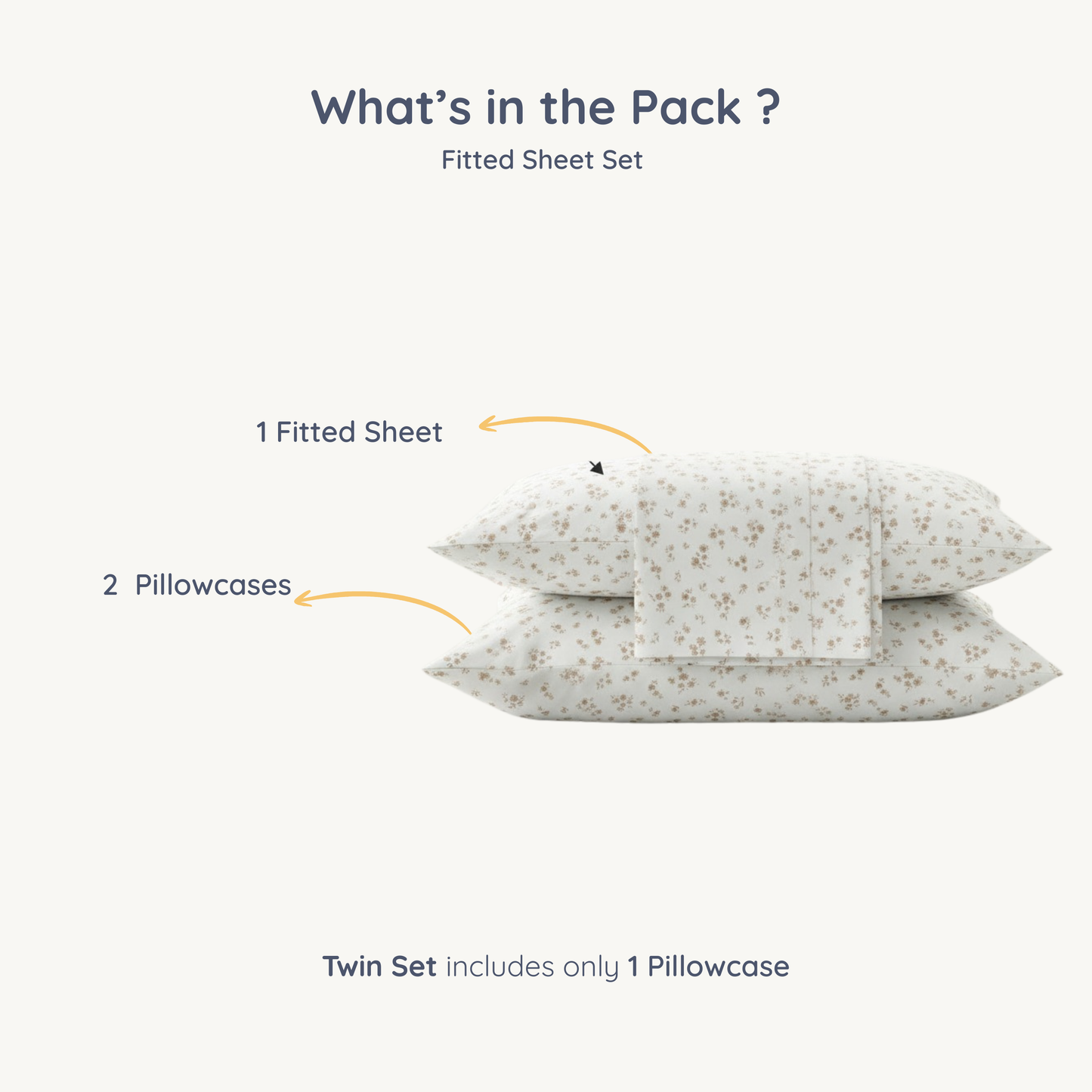 Organic Kids Fitted Sheet - Bloom