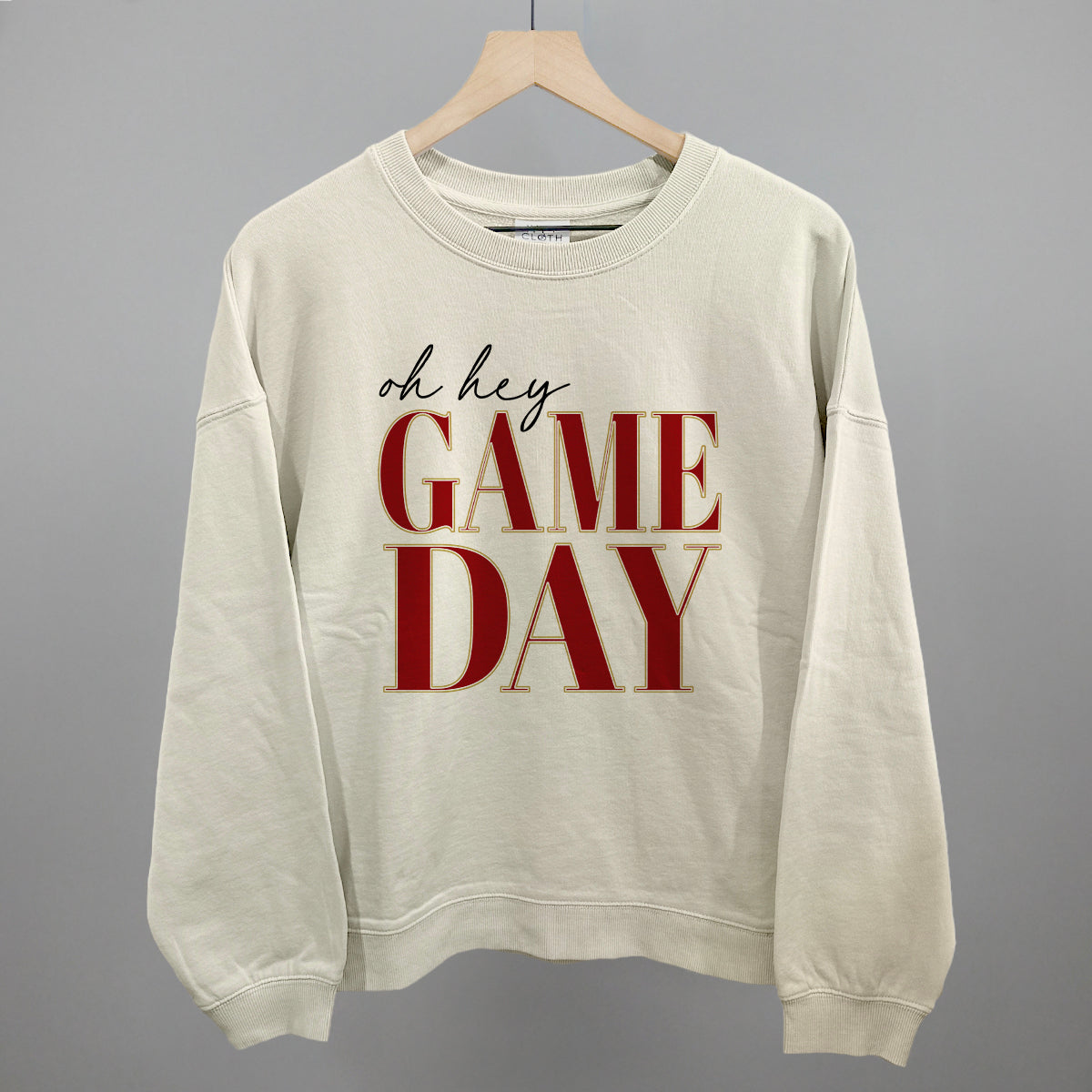 Oh Hey Game Day (Red + Gold)