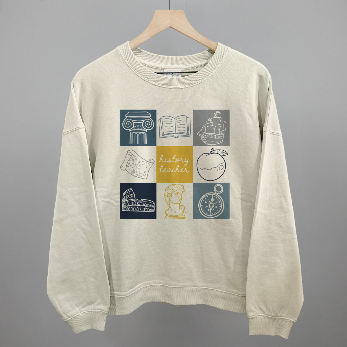 History Teacher Doodle Grid