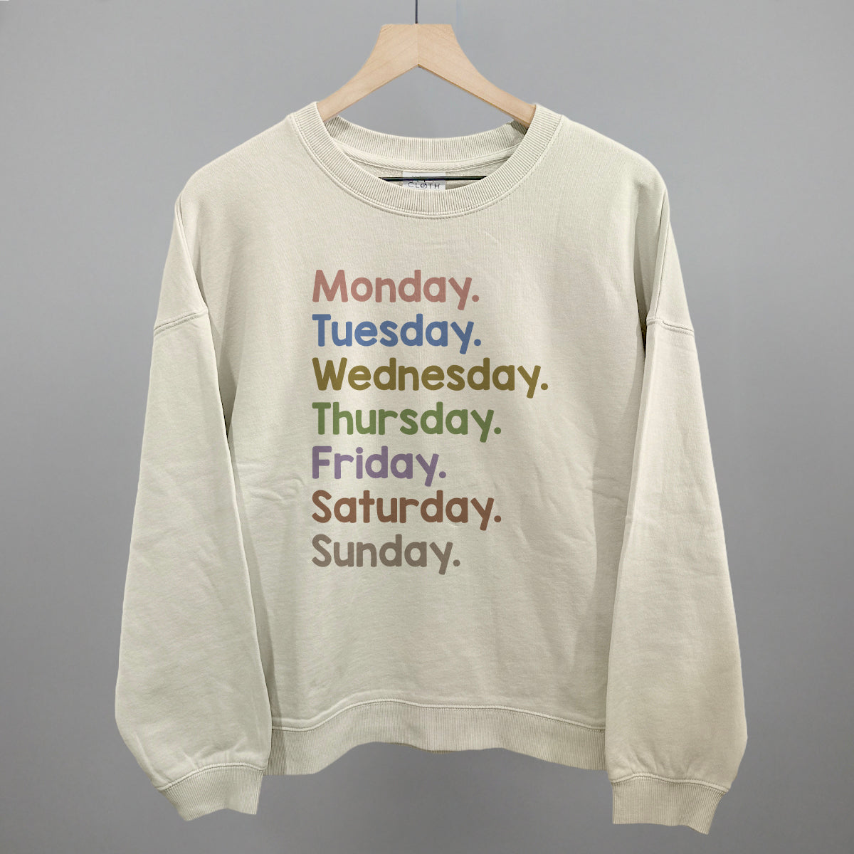 Days Of The Week Colorful