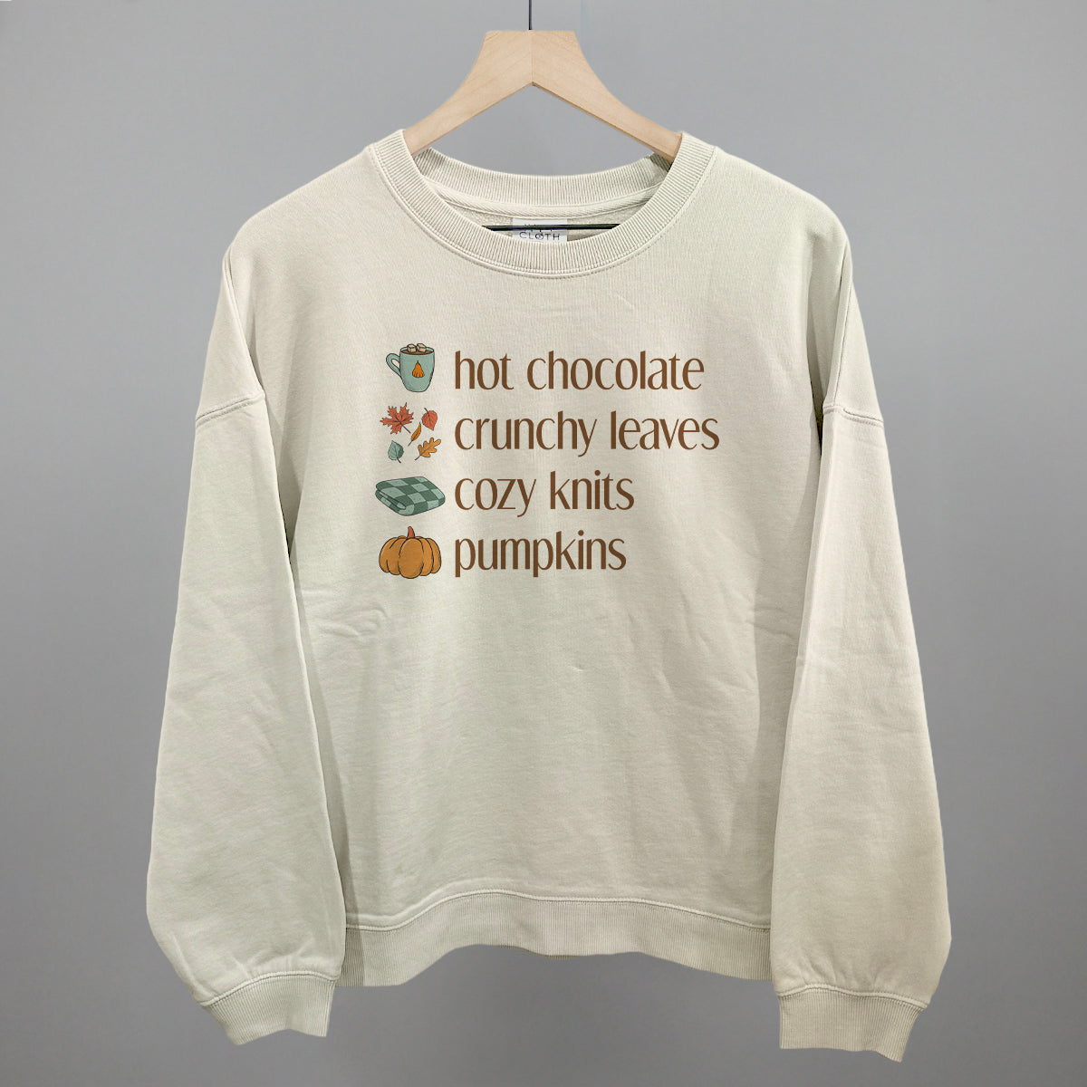 Hot Chocolate, Crunchy Leaves, Cozy Knits, Pumpkins
