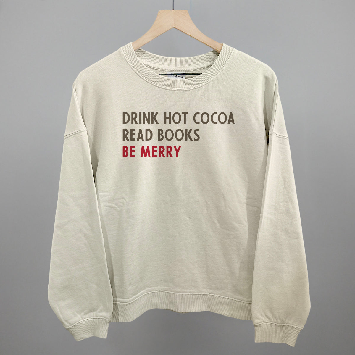 Drink Hot Cocoa Read Books Be Merry