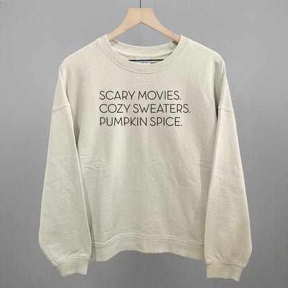 Scary Movies, Cozy Sweaters, Pumpkin Spice
