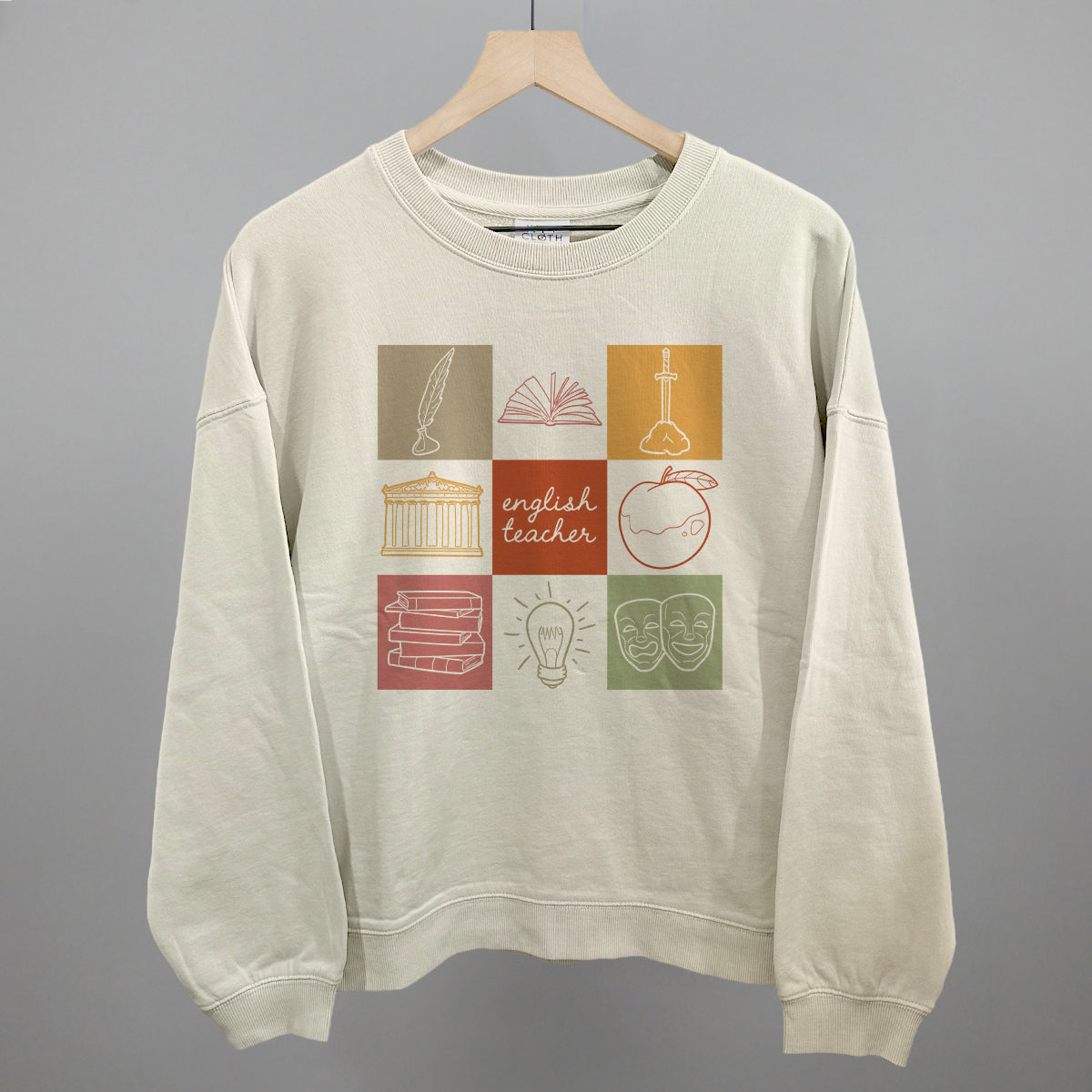 English Teacher Doodle Grid