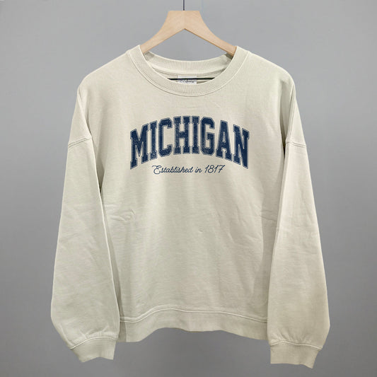 Michigan Varsity Arch (Blue)