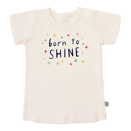 graphic tee | born to shine