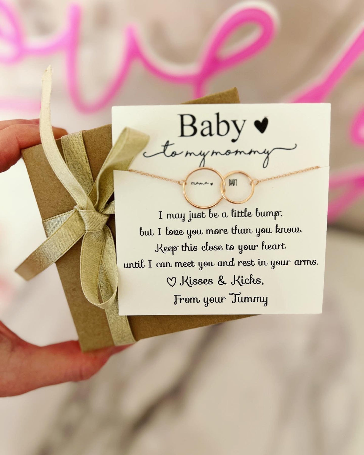 TOP SELLER! Non-Tarnish! New mom baby and me infinity necklace, Congratulations baby gift, pregnancy gift, baby shower & gender reveal gift! NON-Tarnish! 552 FIVE STAR REVIEWS!