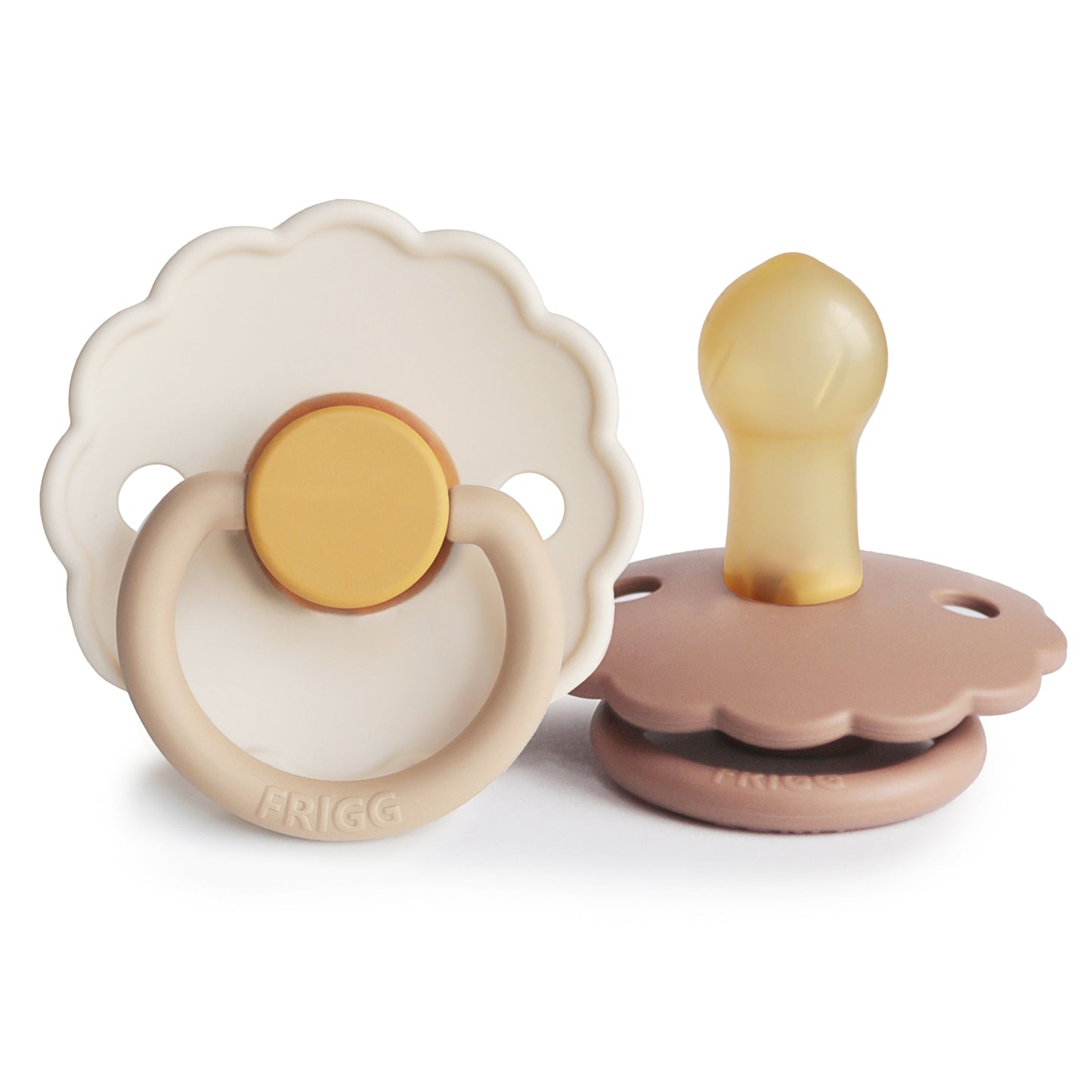 FRIGG Daisy Natural Rubber Pacifier 2-Pack