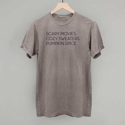 Scary Movies, Cozy Sweaters, Pumpkin Spice