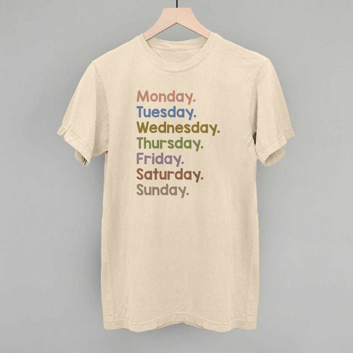 Days Of The Week Colorful