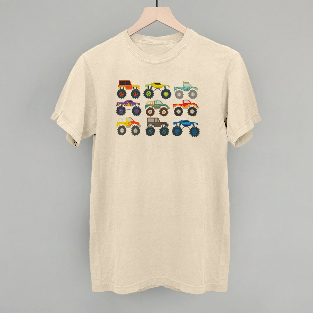 Colorful Monster Truck Doodles